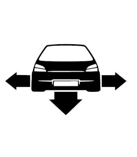 Stickers DOWN AND OUT PEUGEOT 306