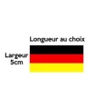 Stickers DRAPEAU ALLEMAND Hauteur 5cm