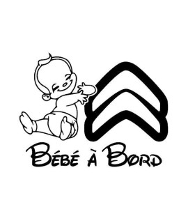 Stickers BÉBÉ A BORD CITROËN GAUCHE