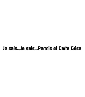 Stickers Permis & Carte Grise