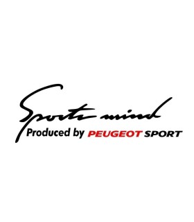 Stickers SPORT MIND PEUGEOT SPORT