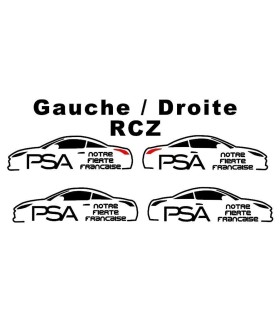 Stickers PSA Notre Fierté Française RCZ