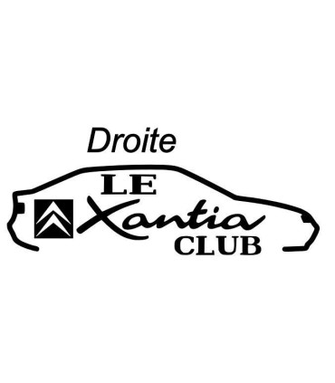 Stickers Le club Xantia Unis sens droit