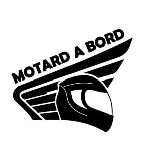 Stickers MOTARD(e) A BORD HONDA