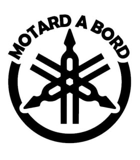 Stickers MOTARD(e) A BORD YAMAHA