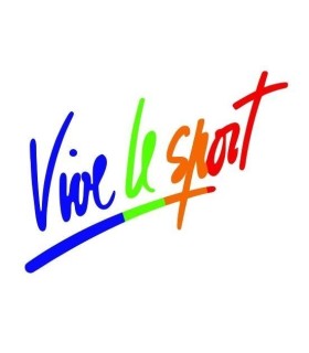 Stickers Vive le Sport Coloré