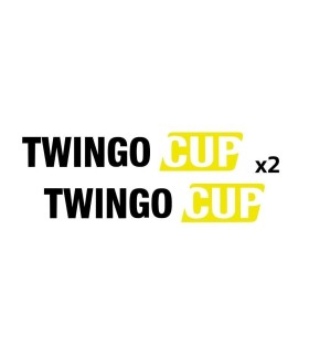 Stickers TWINGO CUP X2
