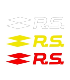 Stickers Sigle Rs Grande taille UNIS