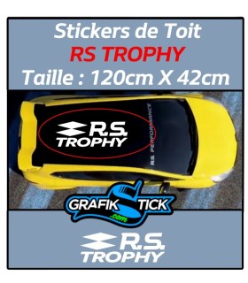 Stickers de toit Renault Sport RS TROPHY
