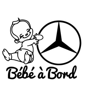 Stickers BÉBÉ A BORD MERCEDES